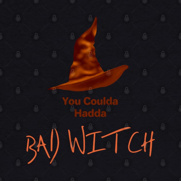 Coulda Hadda Bad Witch Full Orange by Danispolez_illustrations